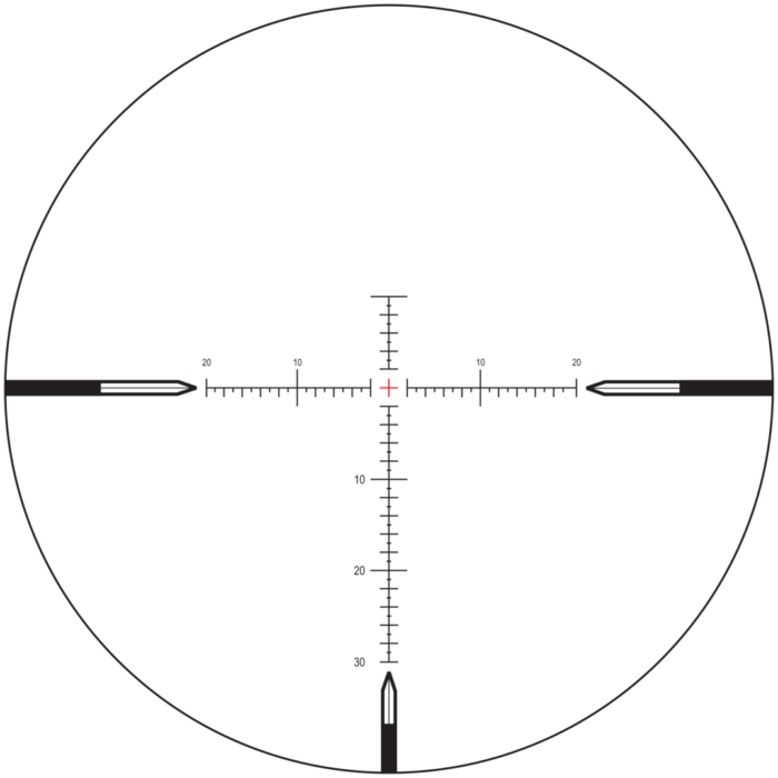 美国NIGHTFORCE瞄准镜SHV 4-14x50 F1 C556前置MOAR分划线 - 图片 3