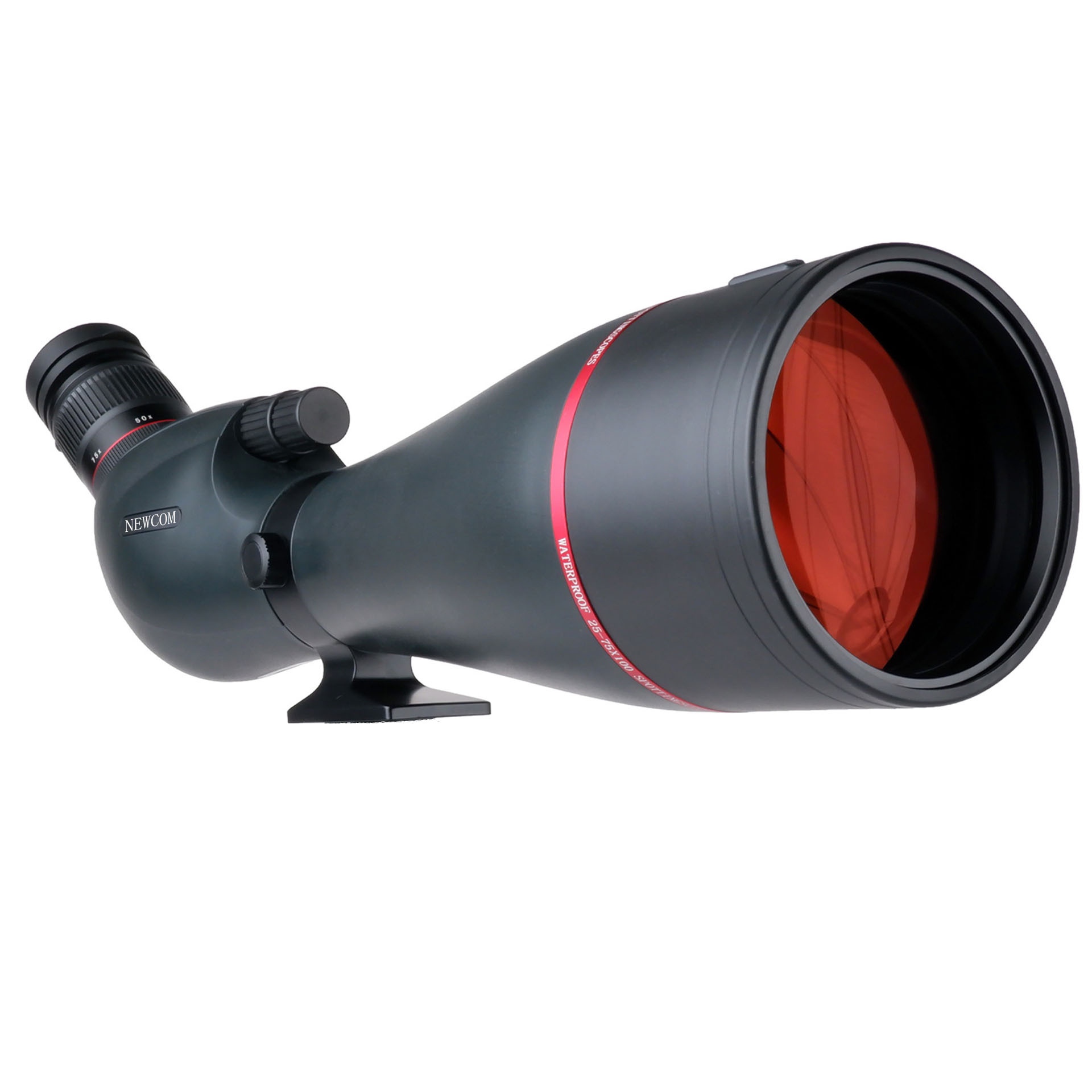 NEWCOM纽科姆25-75X100ED-A大口径高倍高清变倍单筒望远镜户外观景观鸟镜 - 图片 2