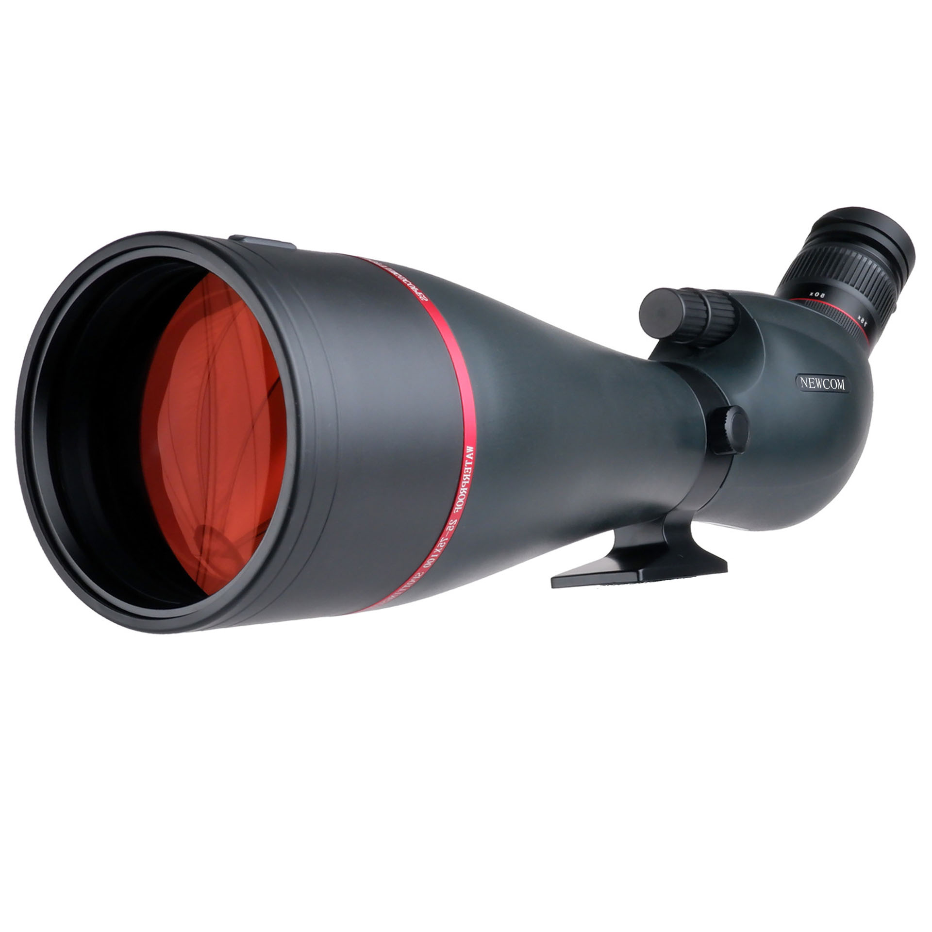 NEWCOM纽科姆25-75X100ED-A大口径高倍高清变倍单筒望远镜户外观景观鸟镜